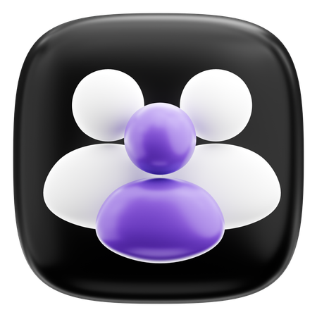 グループ  3D Icon