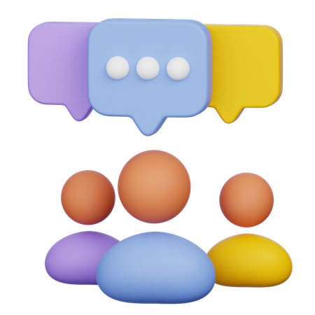 Group  3D Icon