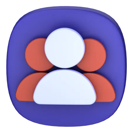 Group  3D Icon