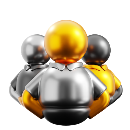 Group  3D Icon