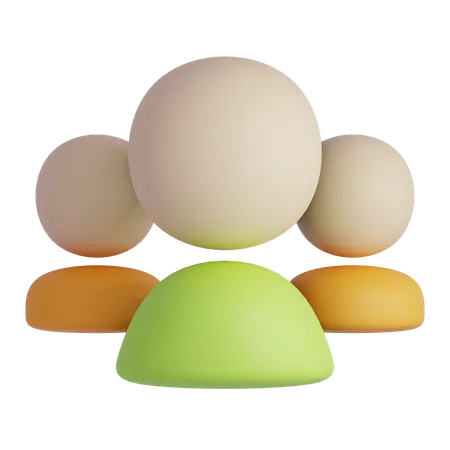 Group  3D Icon