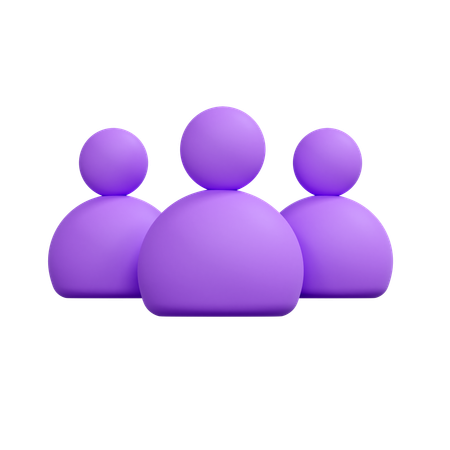 Group  3D Icon