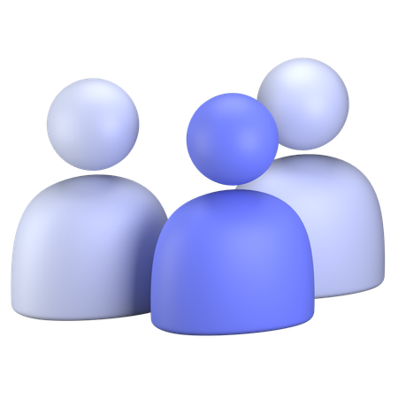 Group  3D Icon