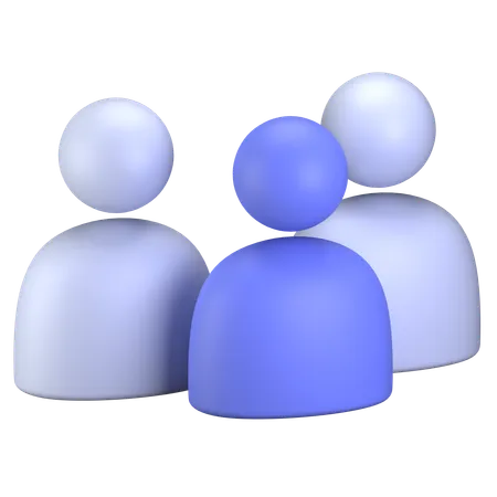 Group  3D Icon