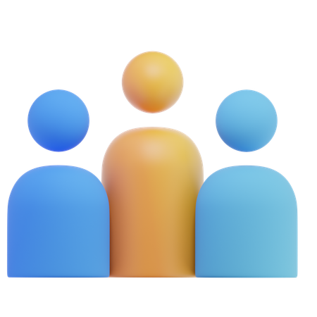 Group  3D Icon