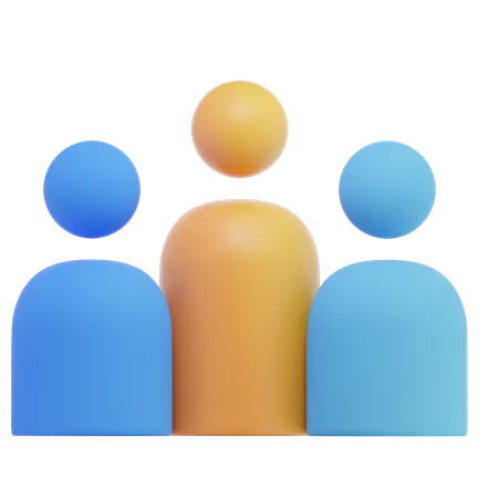 Group  3D Icon