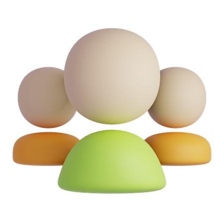 Group  3D Icon