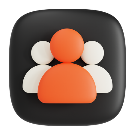 Group  3D Icon