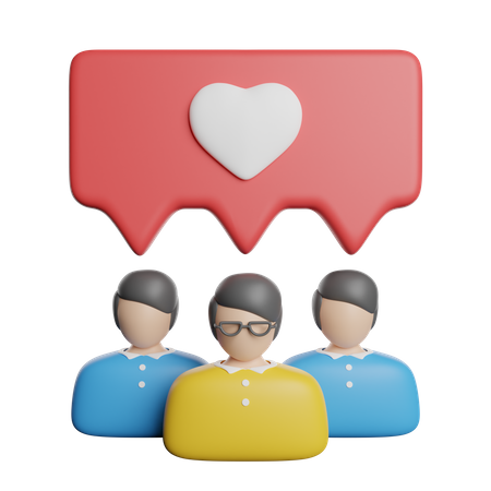 Group  3D Icon
