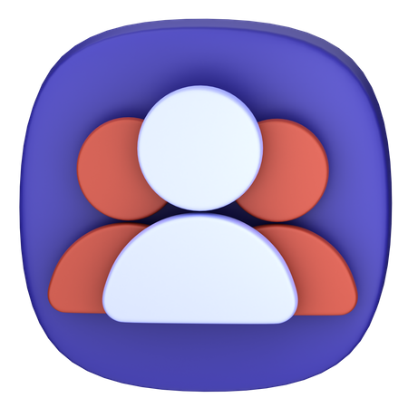 Group  3D Icon