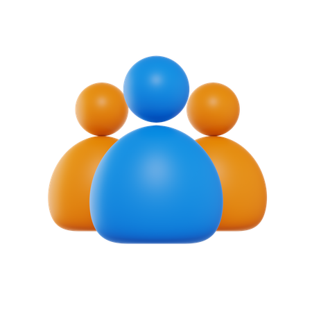 Group  3D Icon