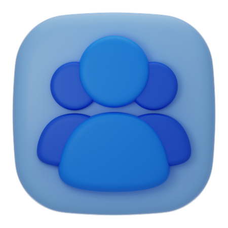 Group  3D Icon