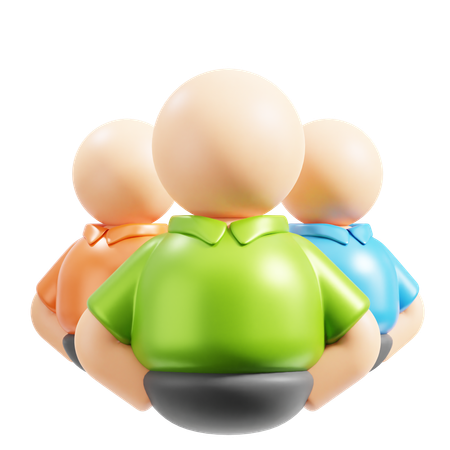 Group  3D Icon