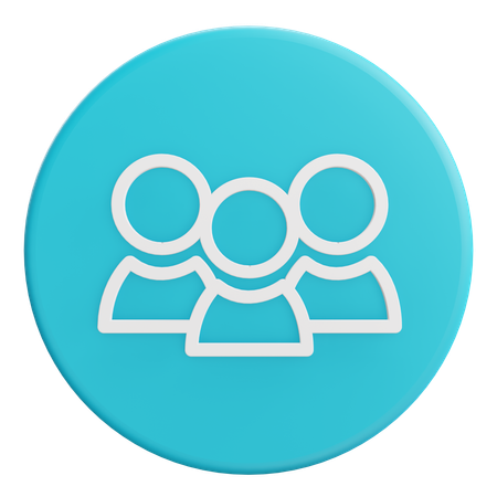Group  3D Icon