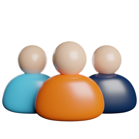 Group  3D Icon