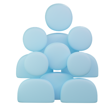 Group  3D Icon