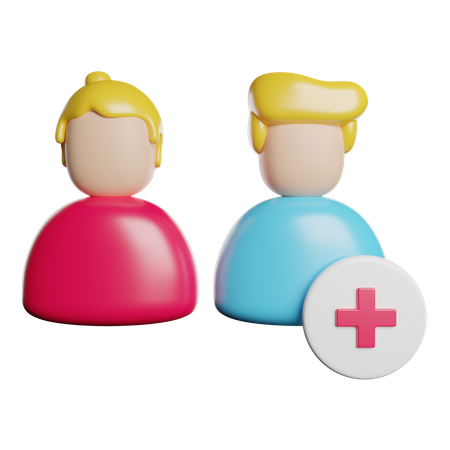 Group  3D Icon