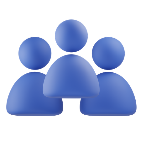 Group  3D Icon