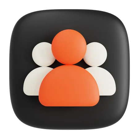Group 3D Icon
