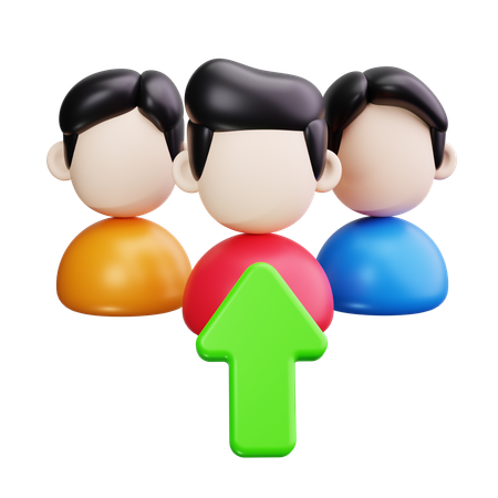 Group Candidates  3D Icon