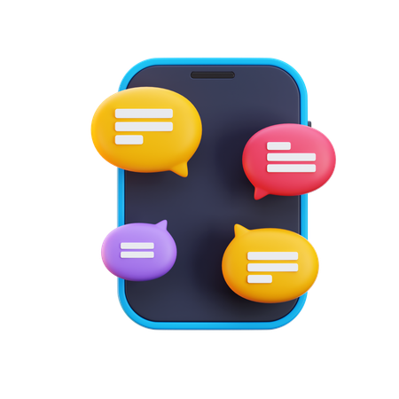 Group Chat  3D Icon