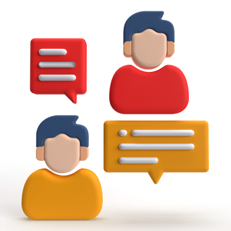 Group chat  3D Icon