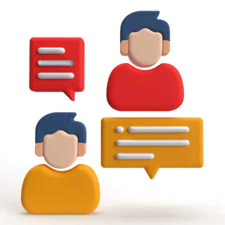 Group chat  3D Icon