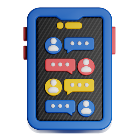 Group Chat  3D Icon