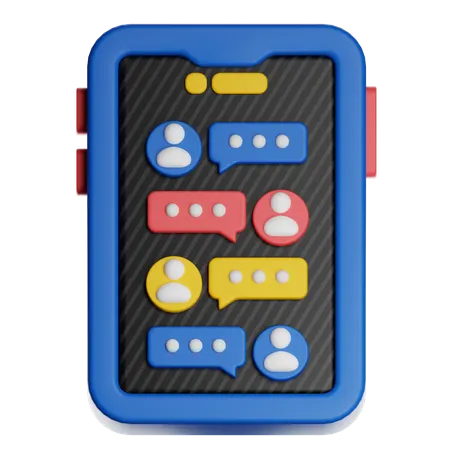 Group Chat  3D Icon