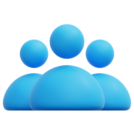 Group Of People  3D Icon