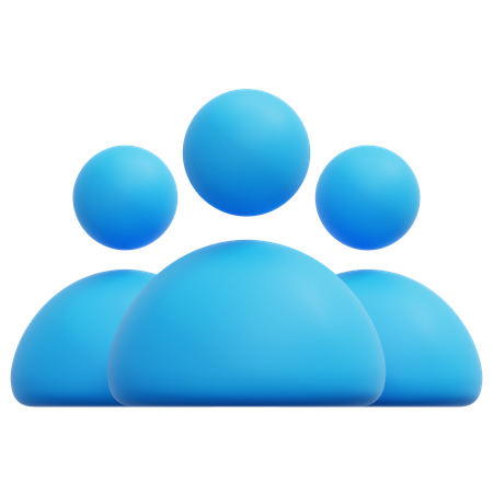 Group Of People  3D Icon