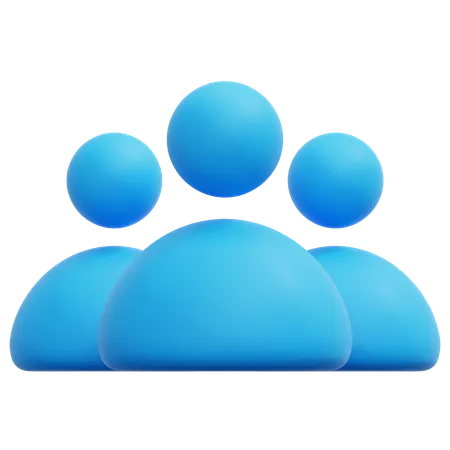 Group Of People  3D Icon