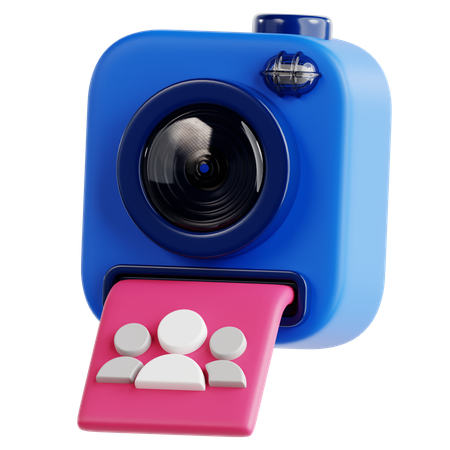 Group Photo  3D Icon