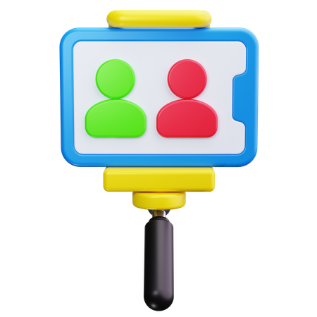 Group Selfie  3D Icon