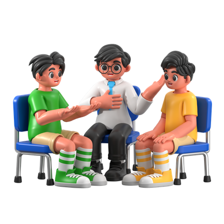 Group Therapy  3D Icon