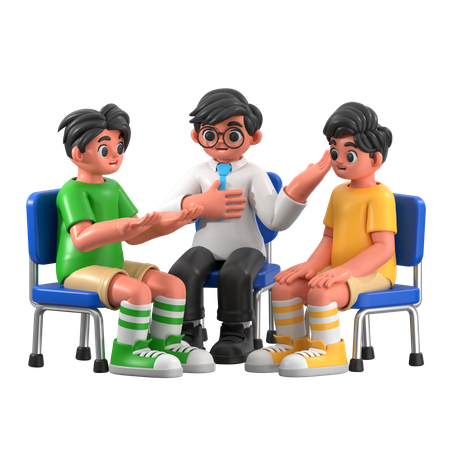 Group Therapy  3D Icon
