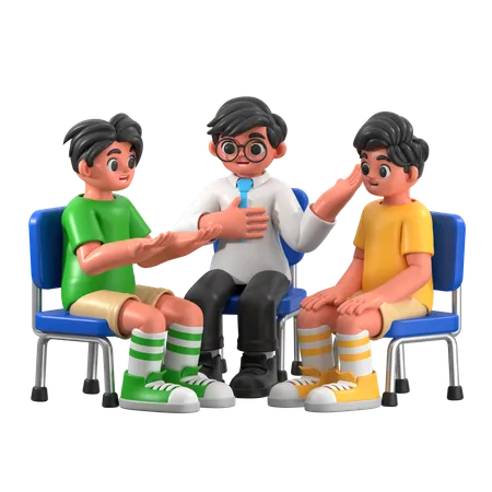 Group Therapy  3D Icon