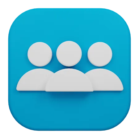 Groupe  3D Icon