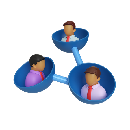 Groupe de Business  3D Icon