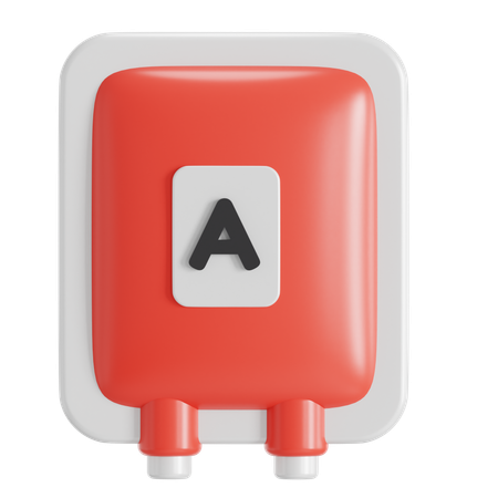 Groupe sanguin A  3D Icon