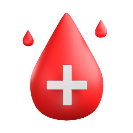 Groupe sanguin positif  3D Icon
