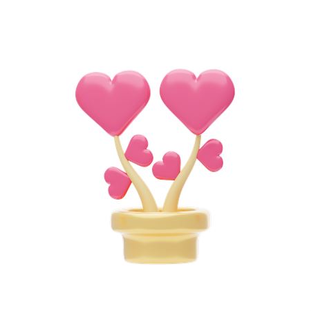 Grow Love  3D Icon