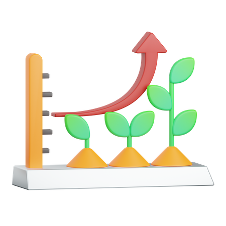 Grow Plant  3D Icon