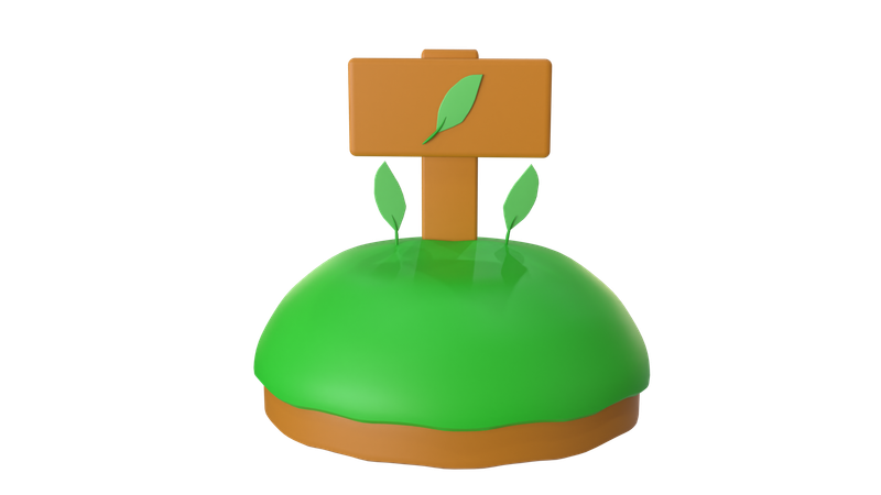 Grow Plants  3D Icon