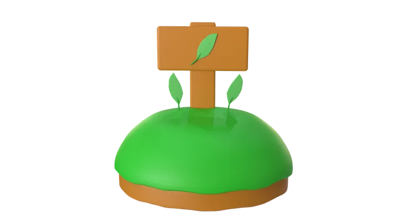 Grow Plants  3D Icon