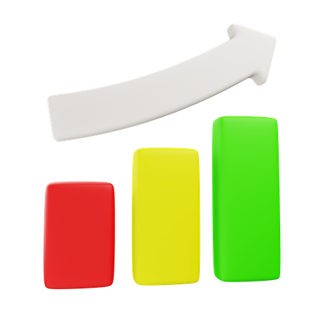 Grow Up Chart  3D Icon