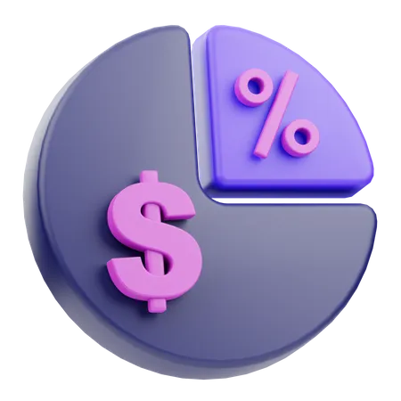 Growing Dividends  3D Icon