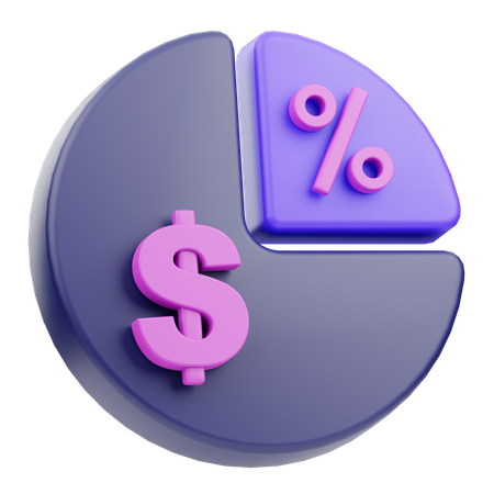 Growing Dividends  3D Icon
