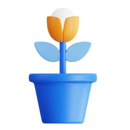 Growing plants  3D Icon