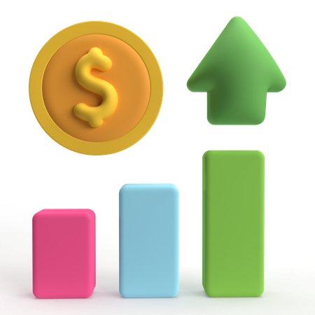 Growth  3D Icon